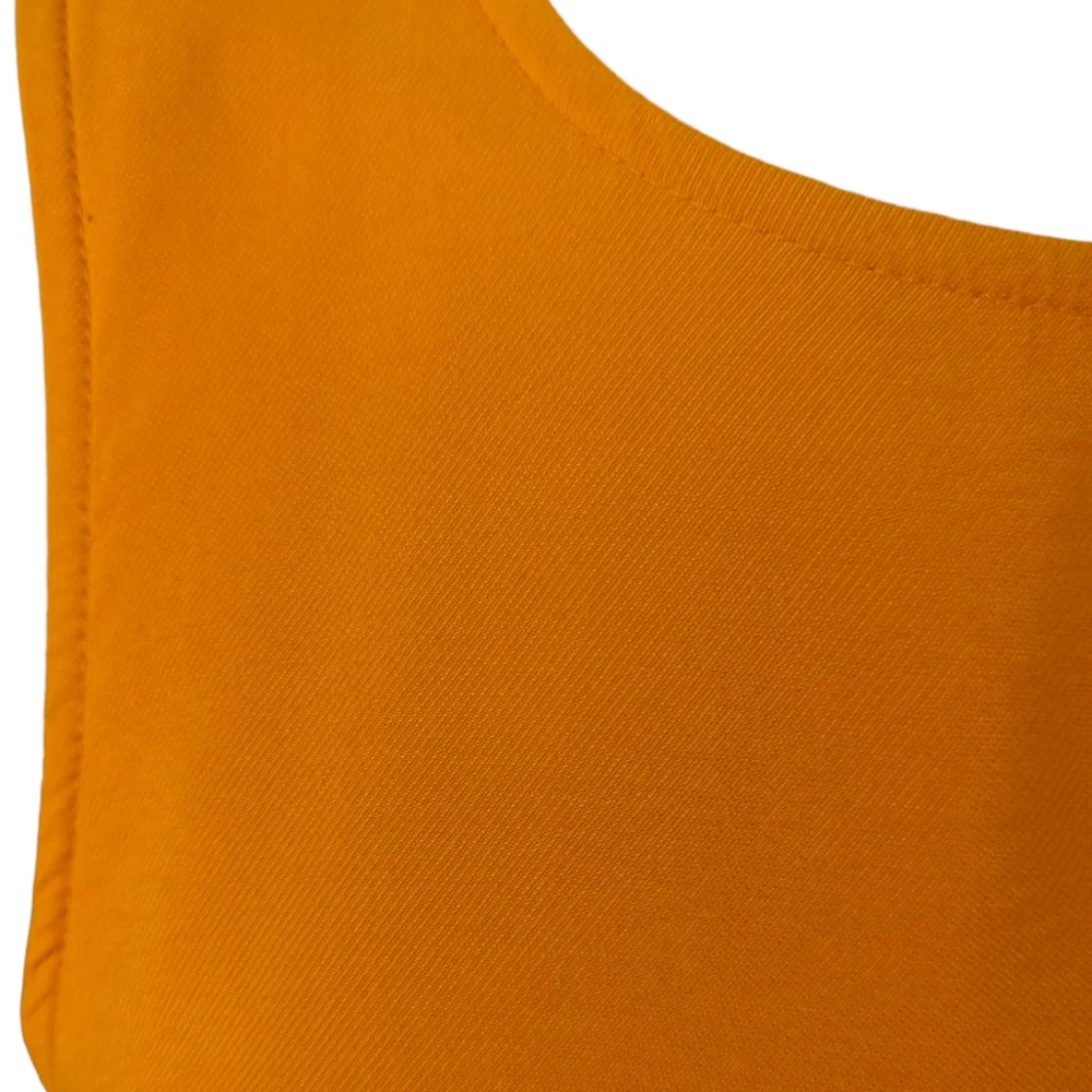 Anthropologie Maeve Marlene Maxi Dress Tiered Women XS Tangelo Orange Sleeveless - Picture 5 of 14